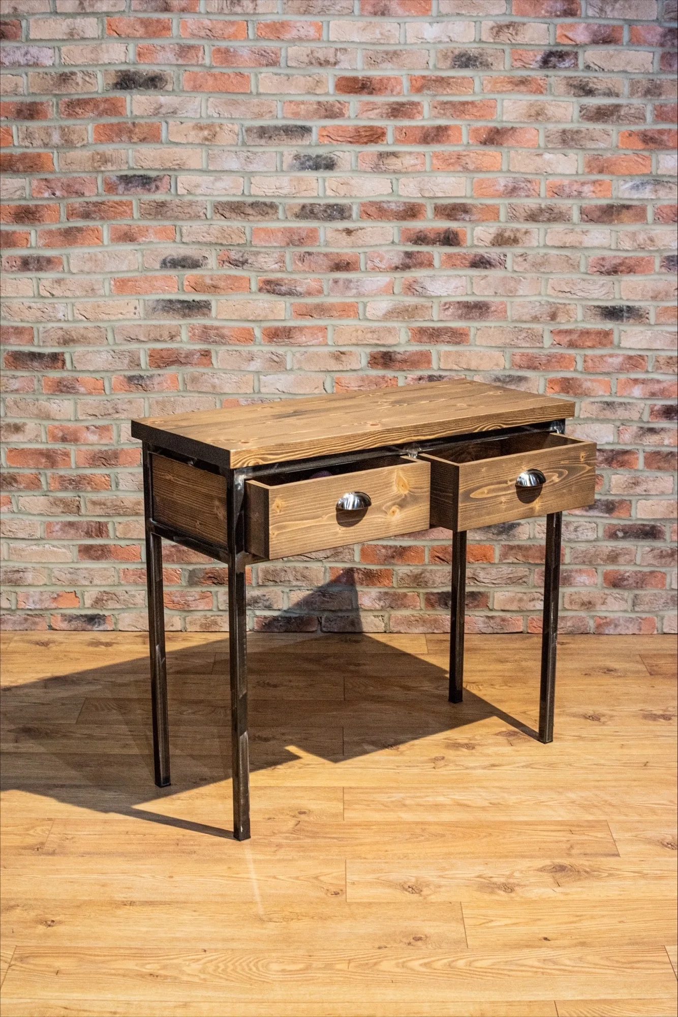 2 drawer 2 Side unit table with drawer