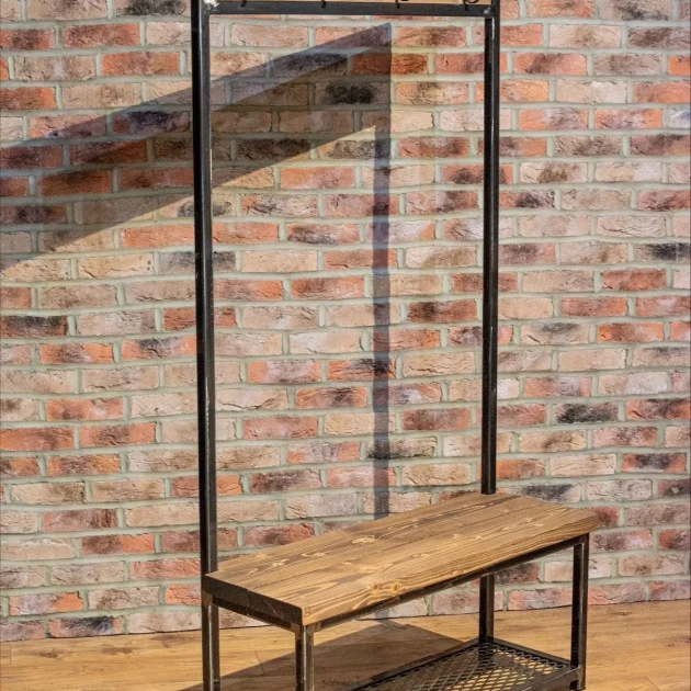 Coat Storage Rack Bench Seat